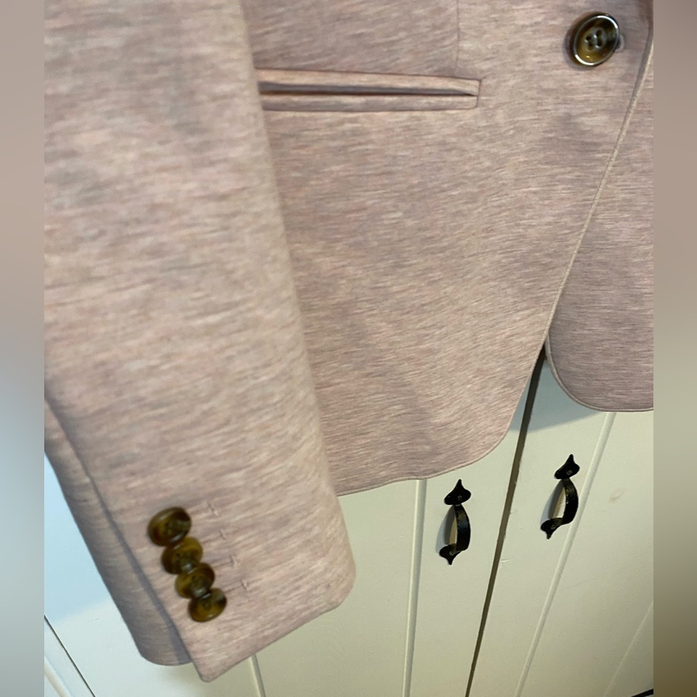 Ann Taylor | Jackets & Coats | Ann Taylor Light Pink Heather Blazer. Size 2. NWT - Picture 4 of 8